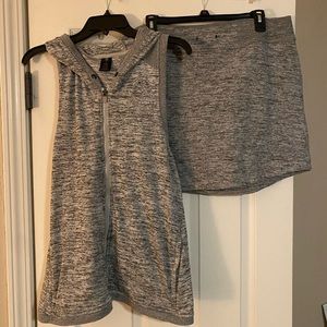 Active Life skort/vest hoodie Outfit- Vest XL Skort XXL